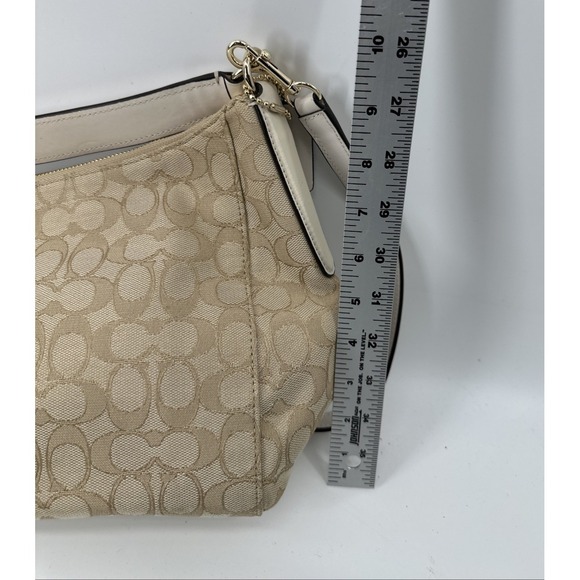 COACH CELESTE CONVERTIBLE HOBO IN SIGNATURE CANVAS (COACH F58284) - Picture 8 of 9